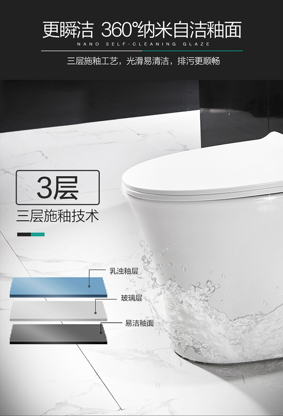 特惠优品|戴安大冲力马桶，大管道，超强冲力，三秒速冲！(图18)